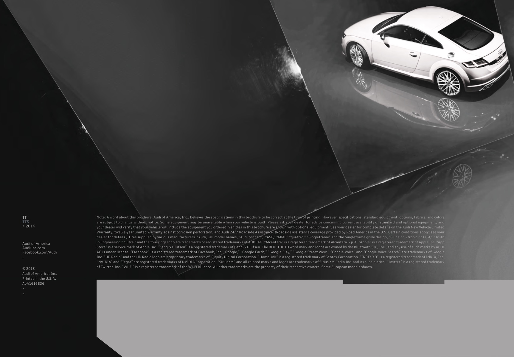 2016 Audi TT Brochure Page 17